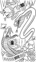 The Amulet of Komondor full page illustration