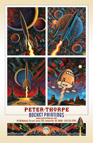 Peter Thorpe Rocket Paintings